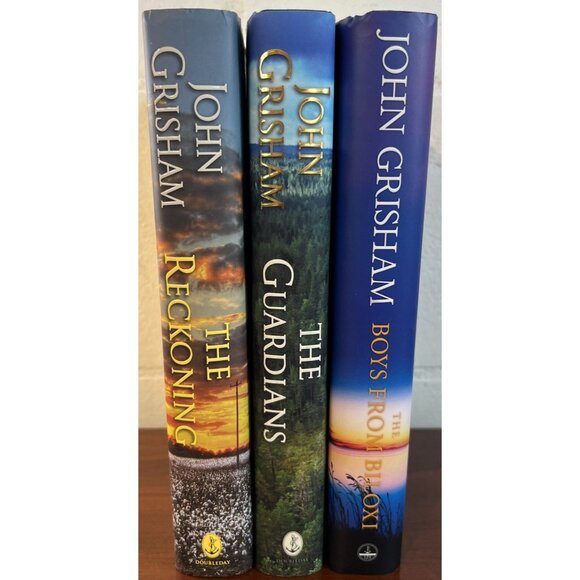 John Grisham Lot of 3 (Reckoning; Guardian & Boys Biloxi) Hardcover 1st Ed Books - Picture 3 of 9